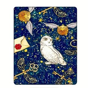 Harrry potter themed mouse pad 8.66”x7.09” with Hedwig owl golden golden snitch